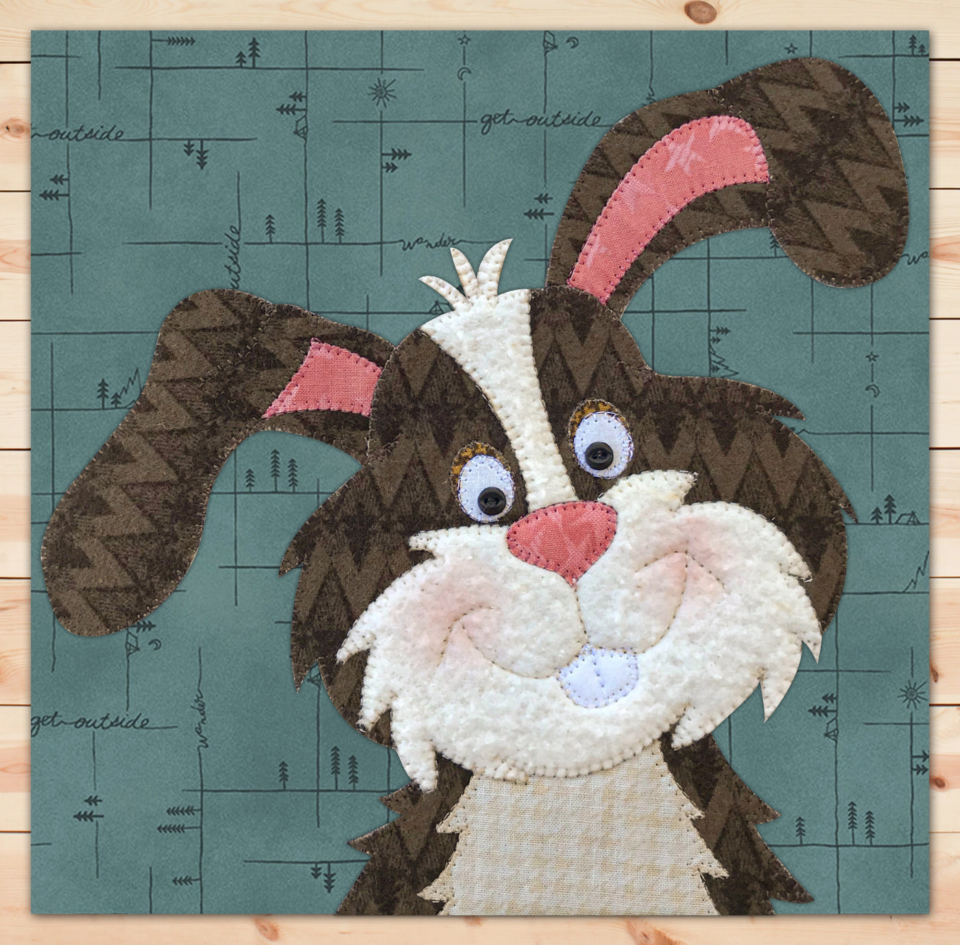 Rabbit Head Applique