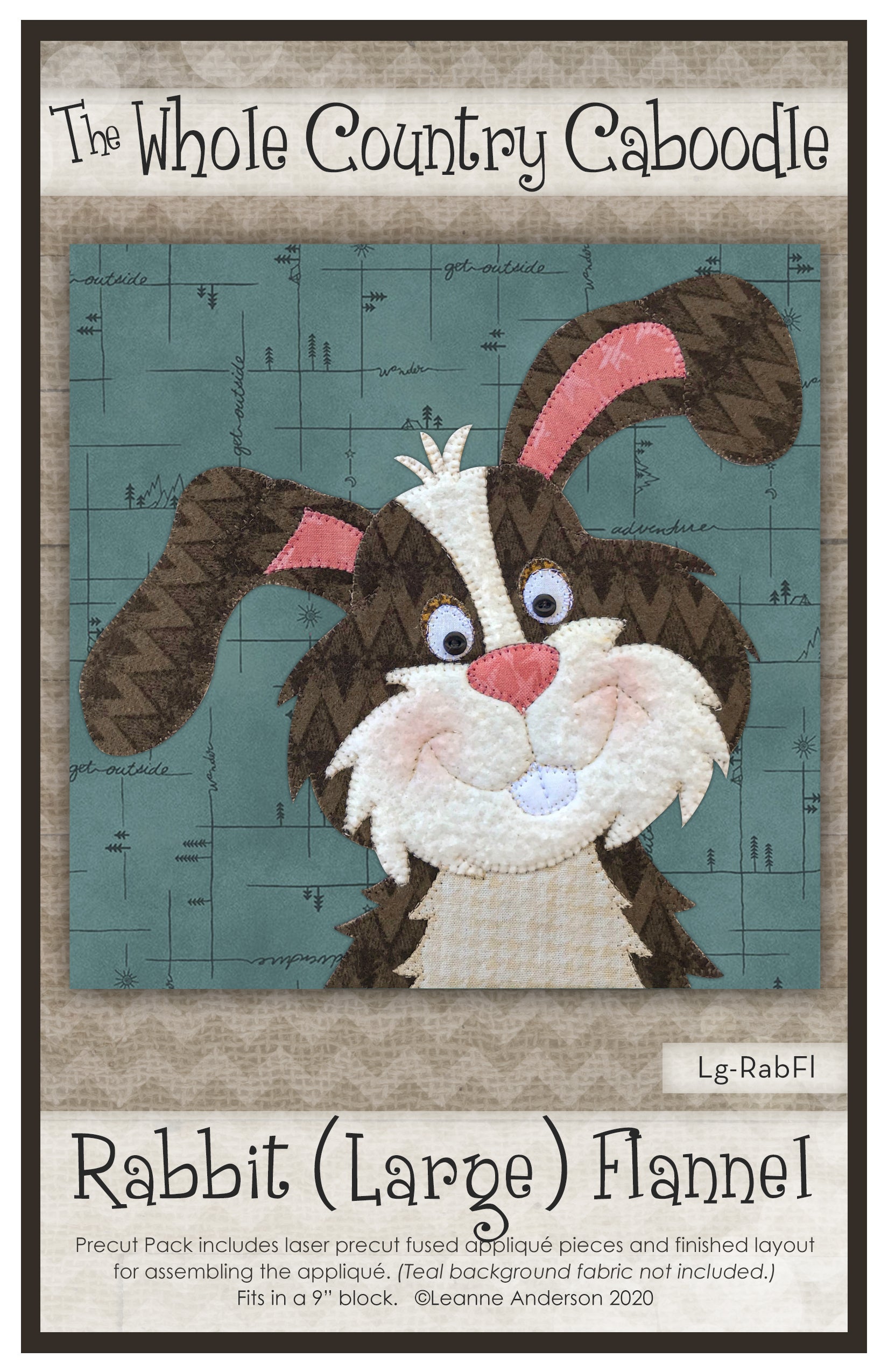 Rabbit Head Applique