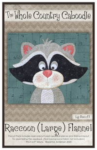 Raccoon Head Applique