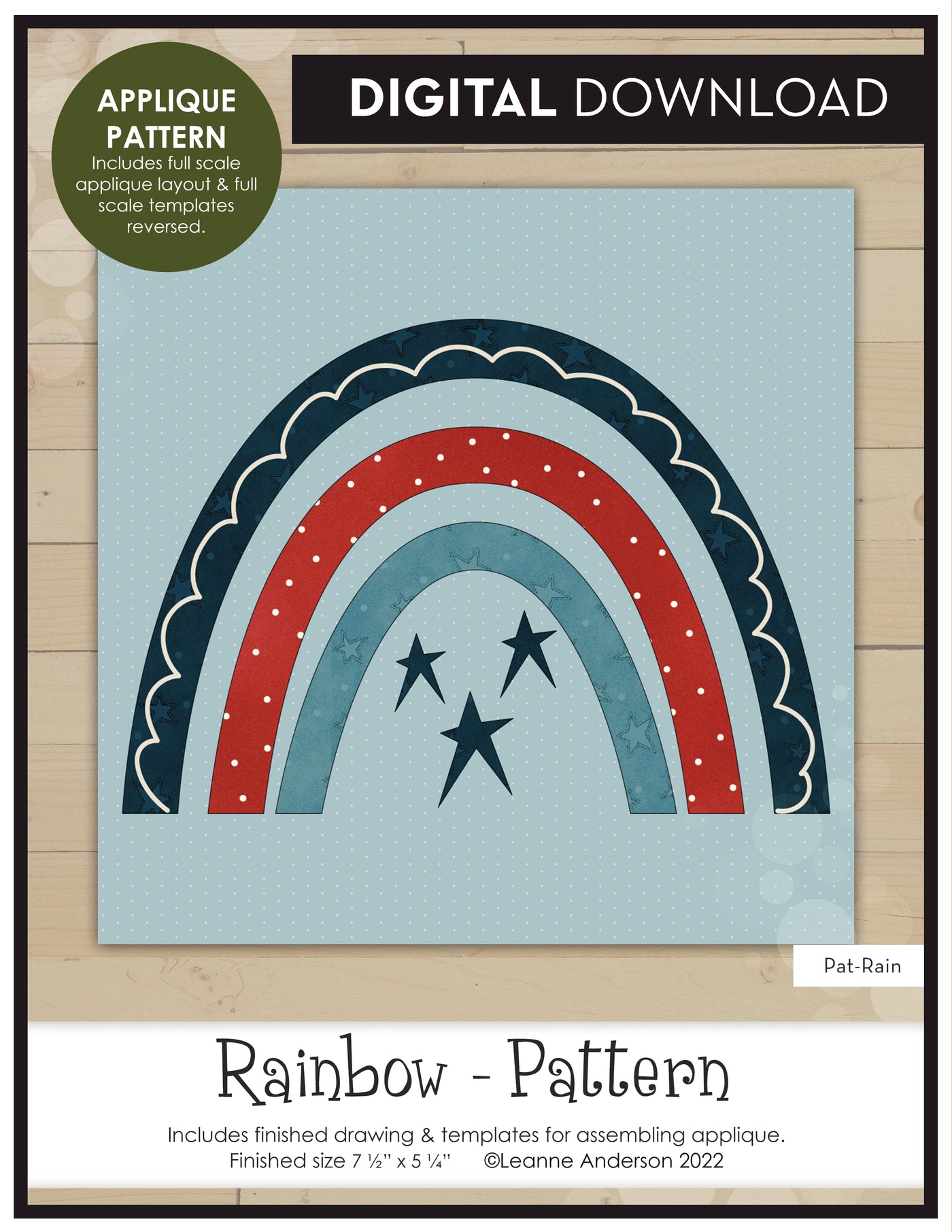 Rainbow Applique