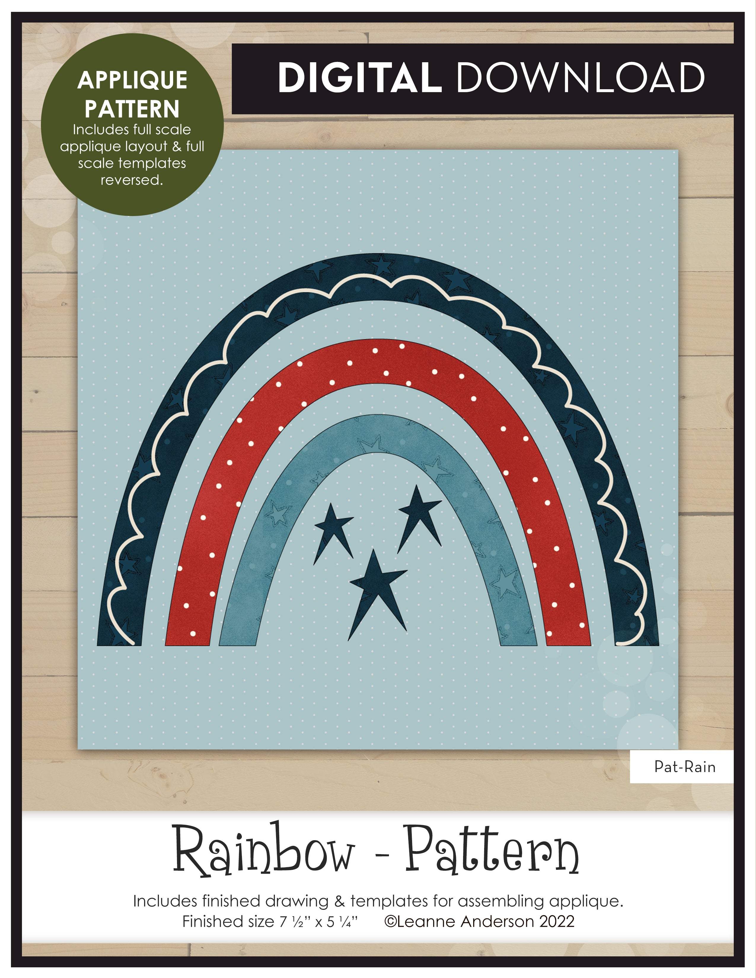 Rainbow Applique