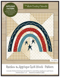 Rainbow & Applique Quilt Block Precut Fused Applique Pack