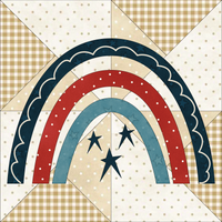 Rainbow & Applique Quilt Block Precut Fused Applique Pack