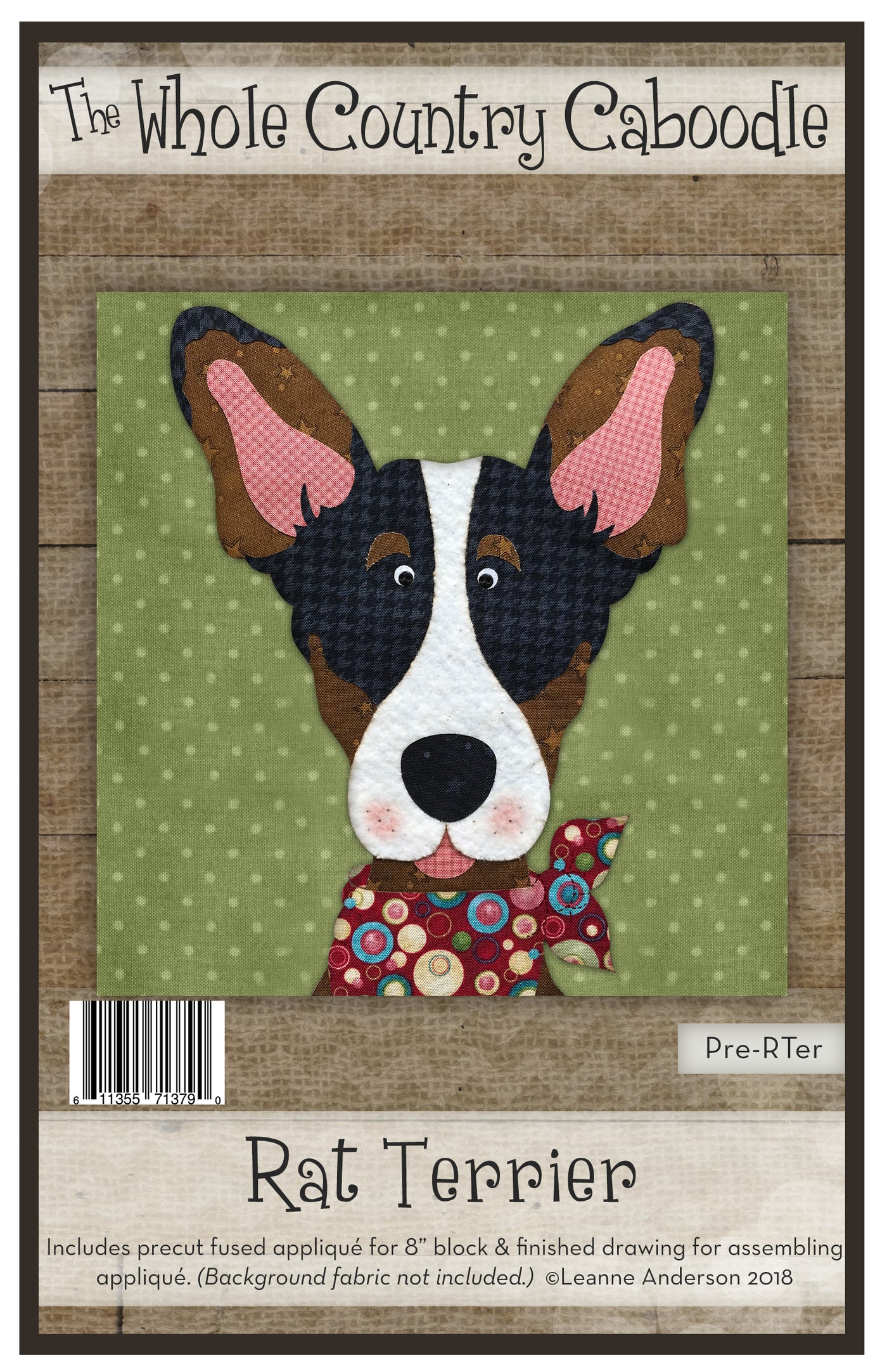 Rat Terrier Applique
