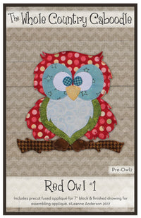 Red Owl #1 Applique