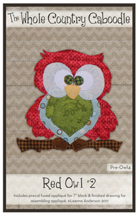 Red Owl #2 Applique