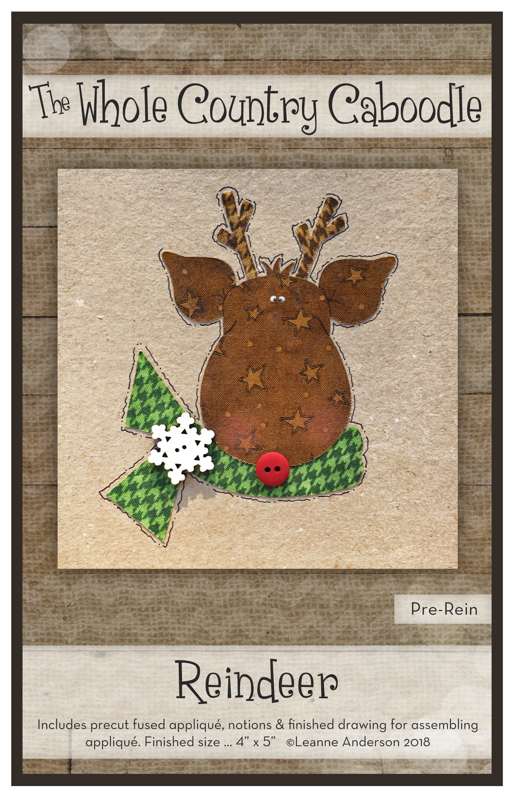 Reindeer Applique