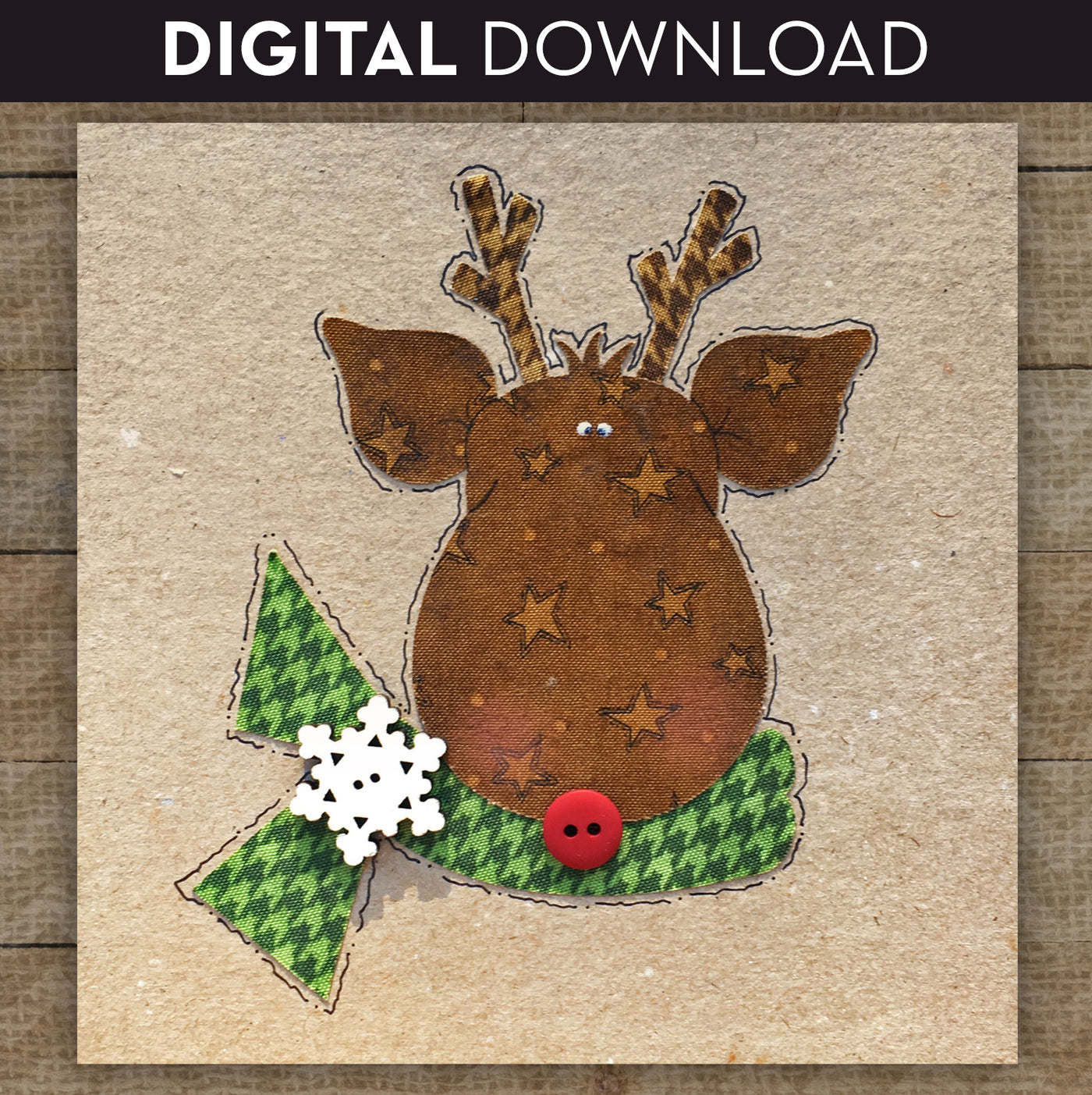 Reindeer Applique