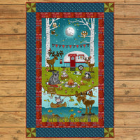 S'more Fun Outdoors Simple Panel Quilt 3