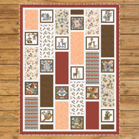 Our Greatest Gift Block & Strip Quilt Kit Warm Version #1