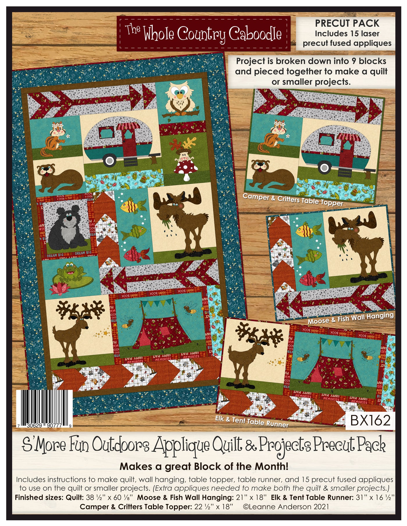 S'More Fun Outdoors Applique Quilt & Projects Pattern