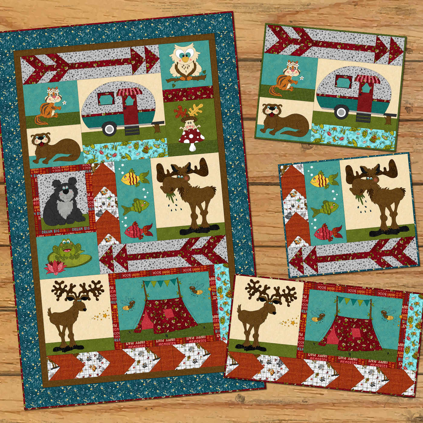 S'More Fun Outdoors Applique Quilt & Projects Pattern