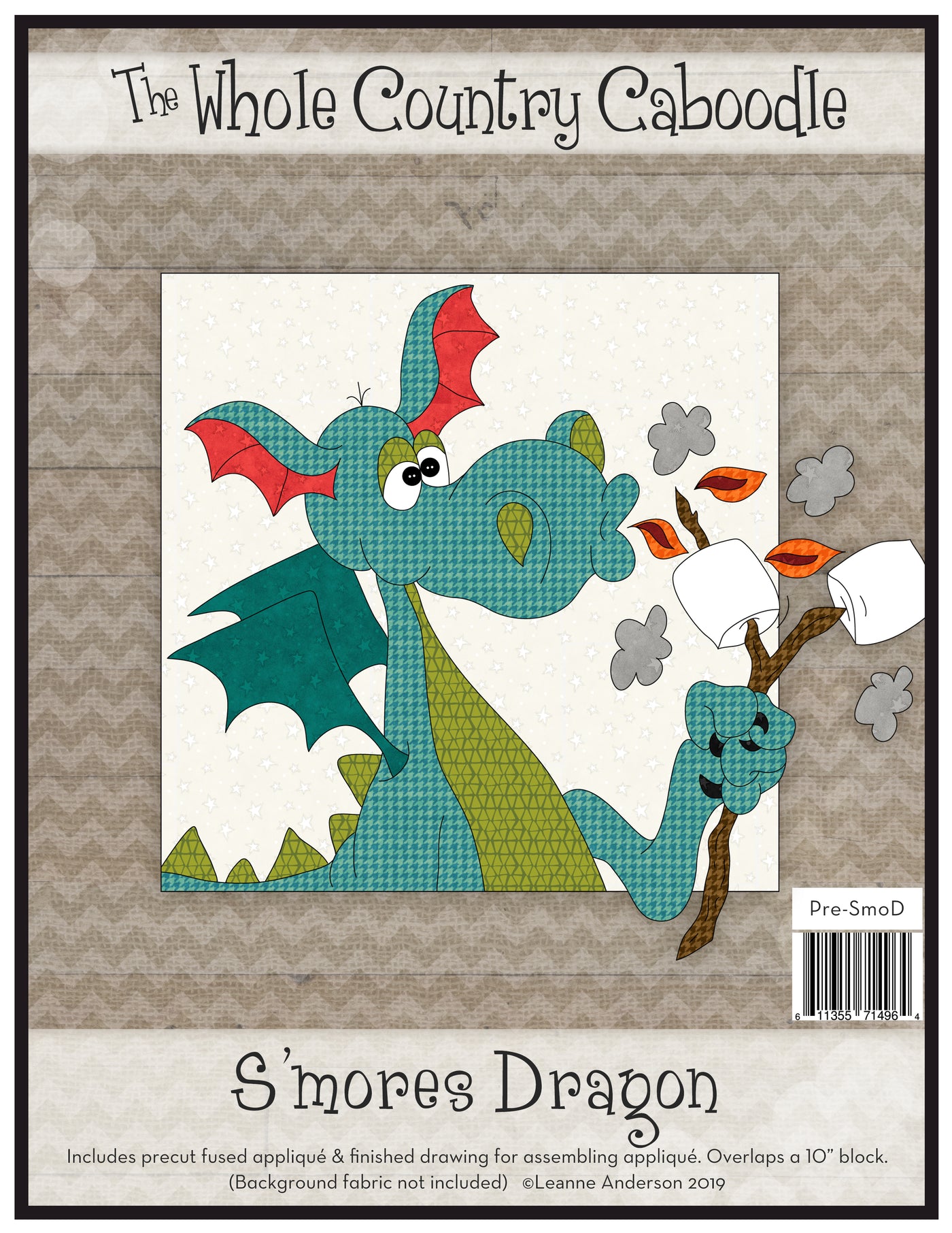 S'mores Dragon Applique