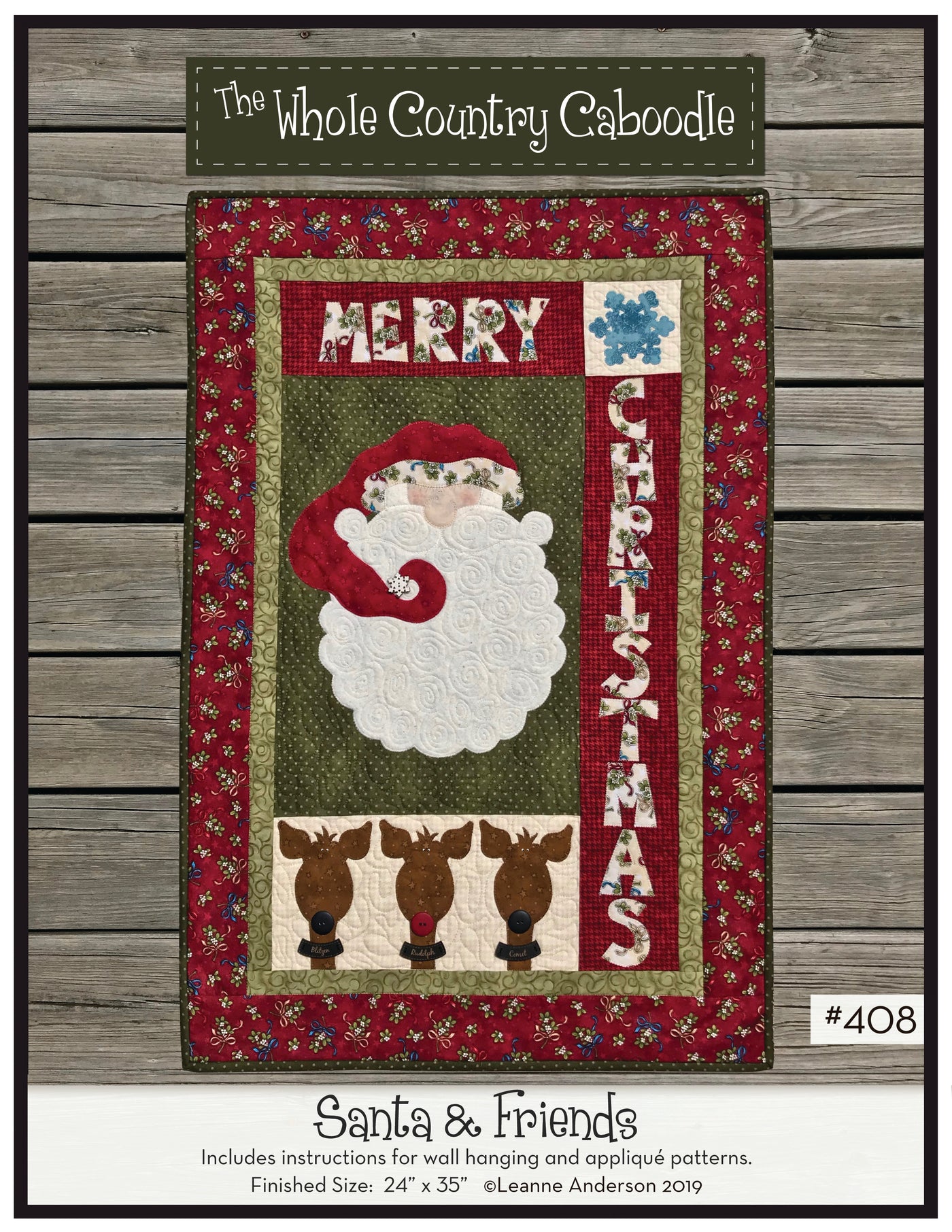 Santa & Friends Pattern