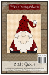 Santa Gnome Applique