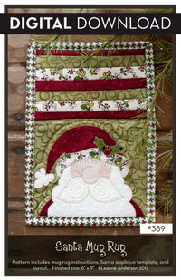 Santa Mug Rug Pattern