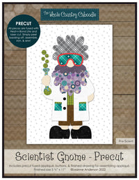 Scientist Gnome Applique