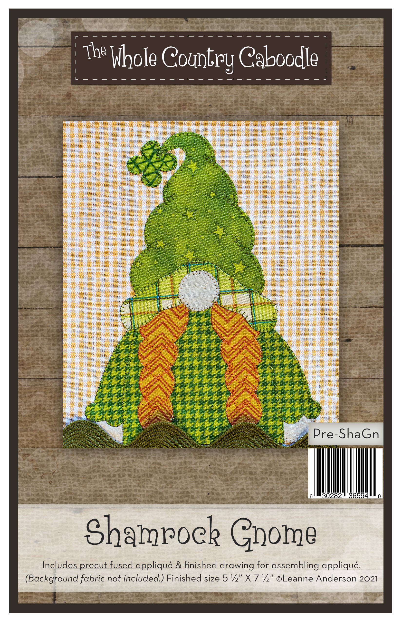 Shamrock Gnome Applique