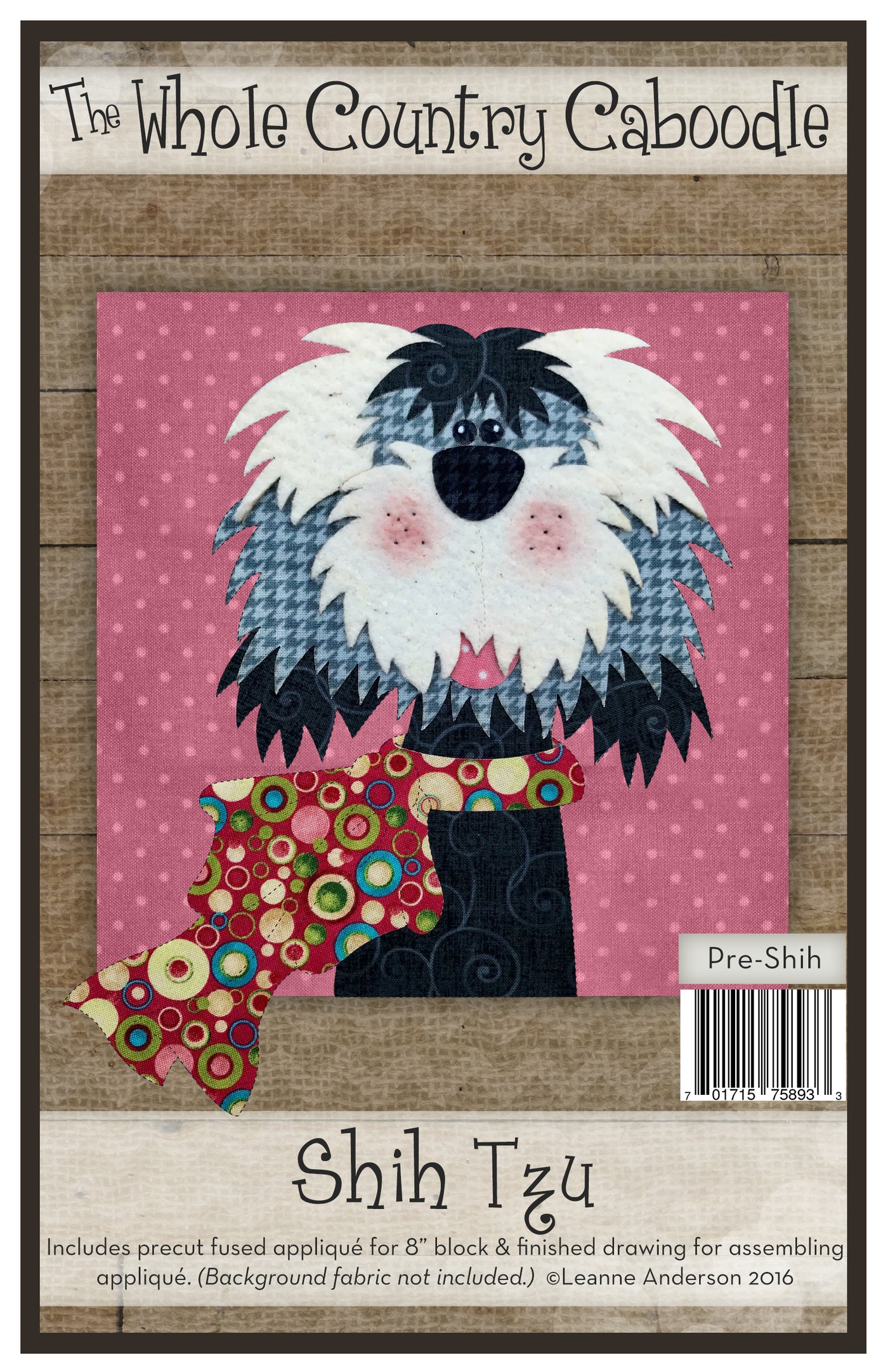 Shih Tzu Applique
