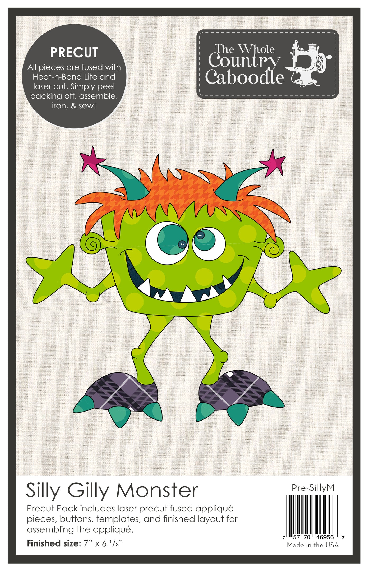 Silly Gilly Monster Applique
