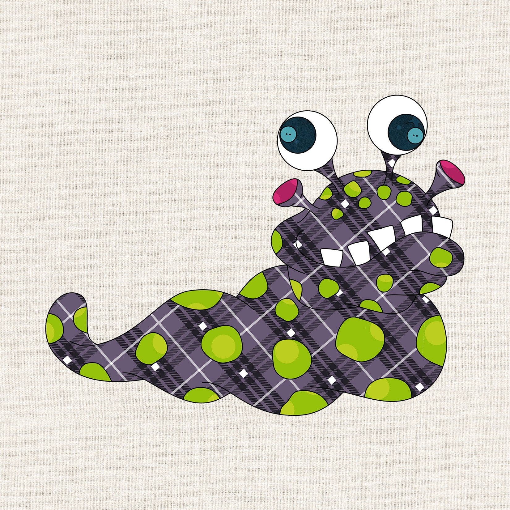 Googly Eye Monster Applique