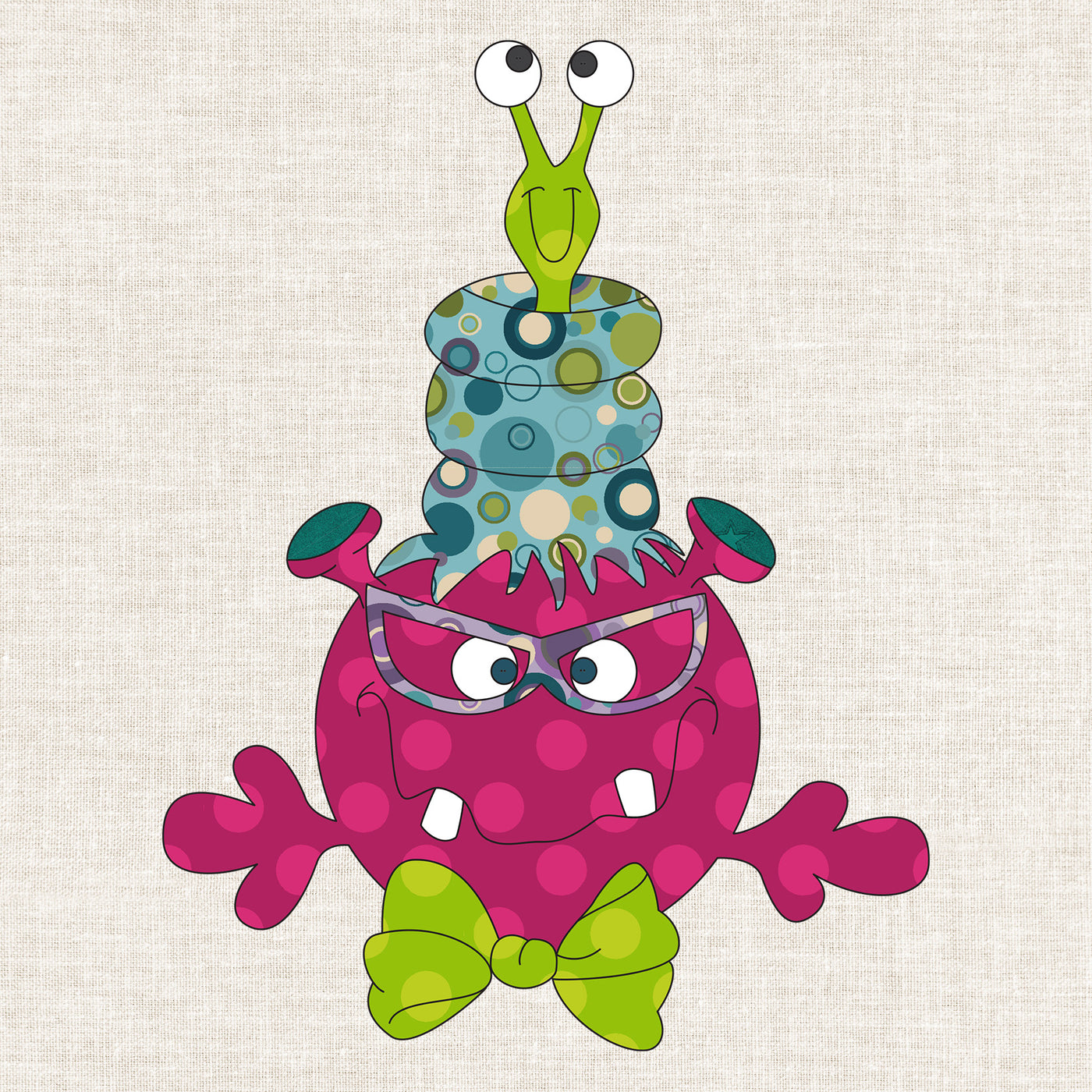 Nana Monster Applique