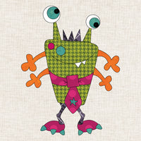 Necktie Monster Applique