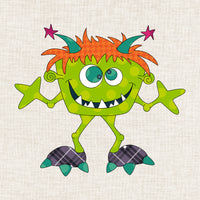 Silly Gilly Monster Applique