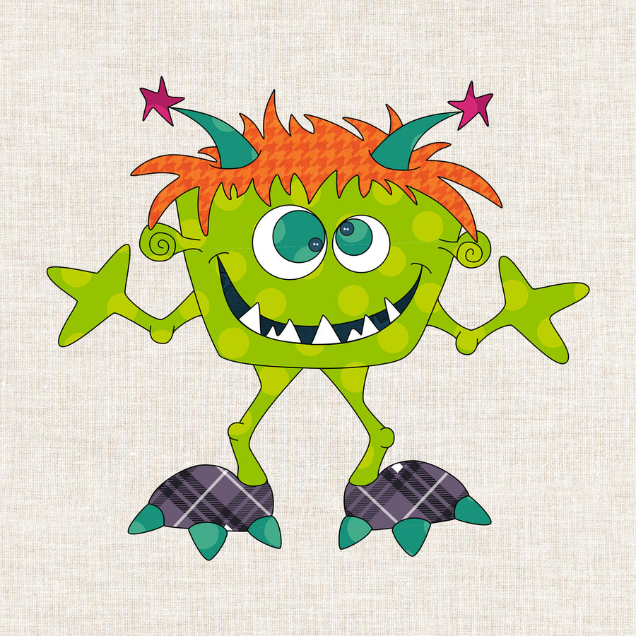 Silly Gilly Monster Applique