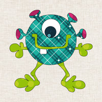 Snaggletooth Monster Applique