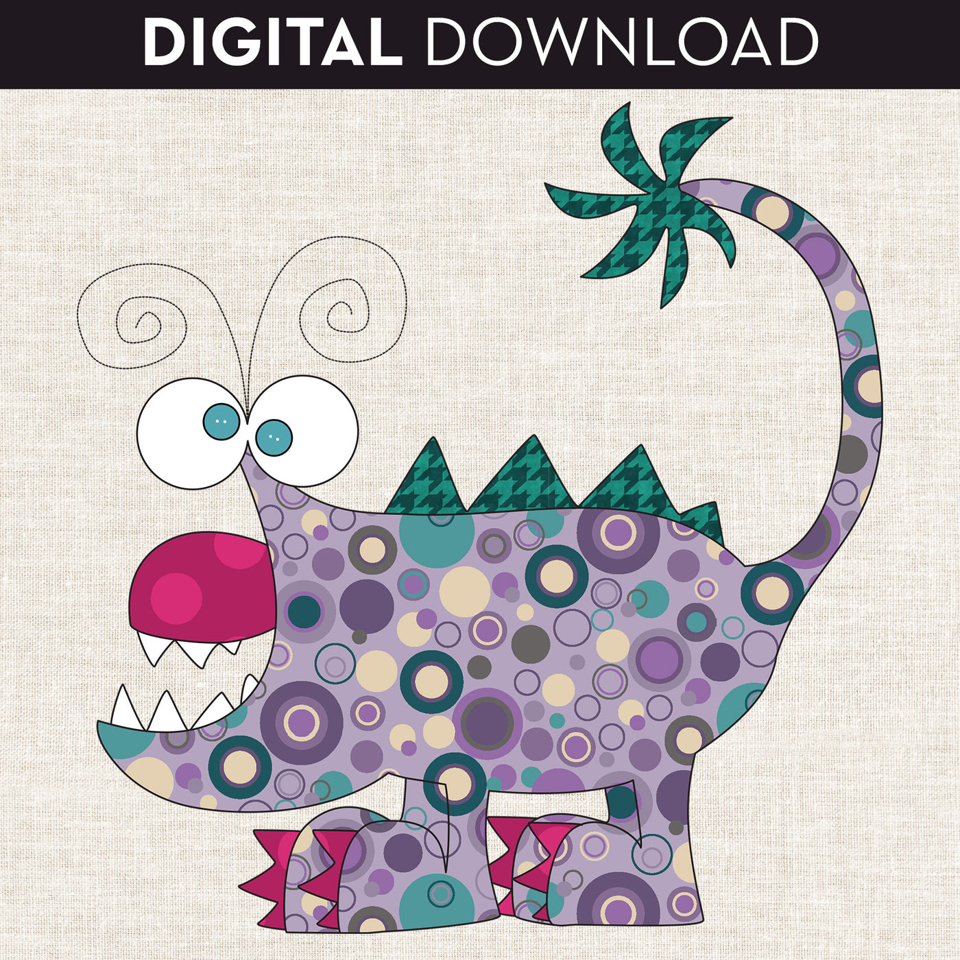 Pet Monster Applique