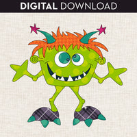 Silly Gilly Monster Applique
