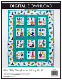 Silly Gilly Storybook Minky Quilt Pattern