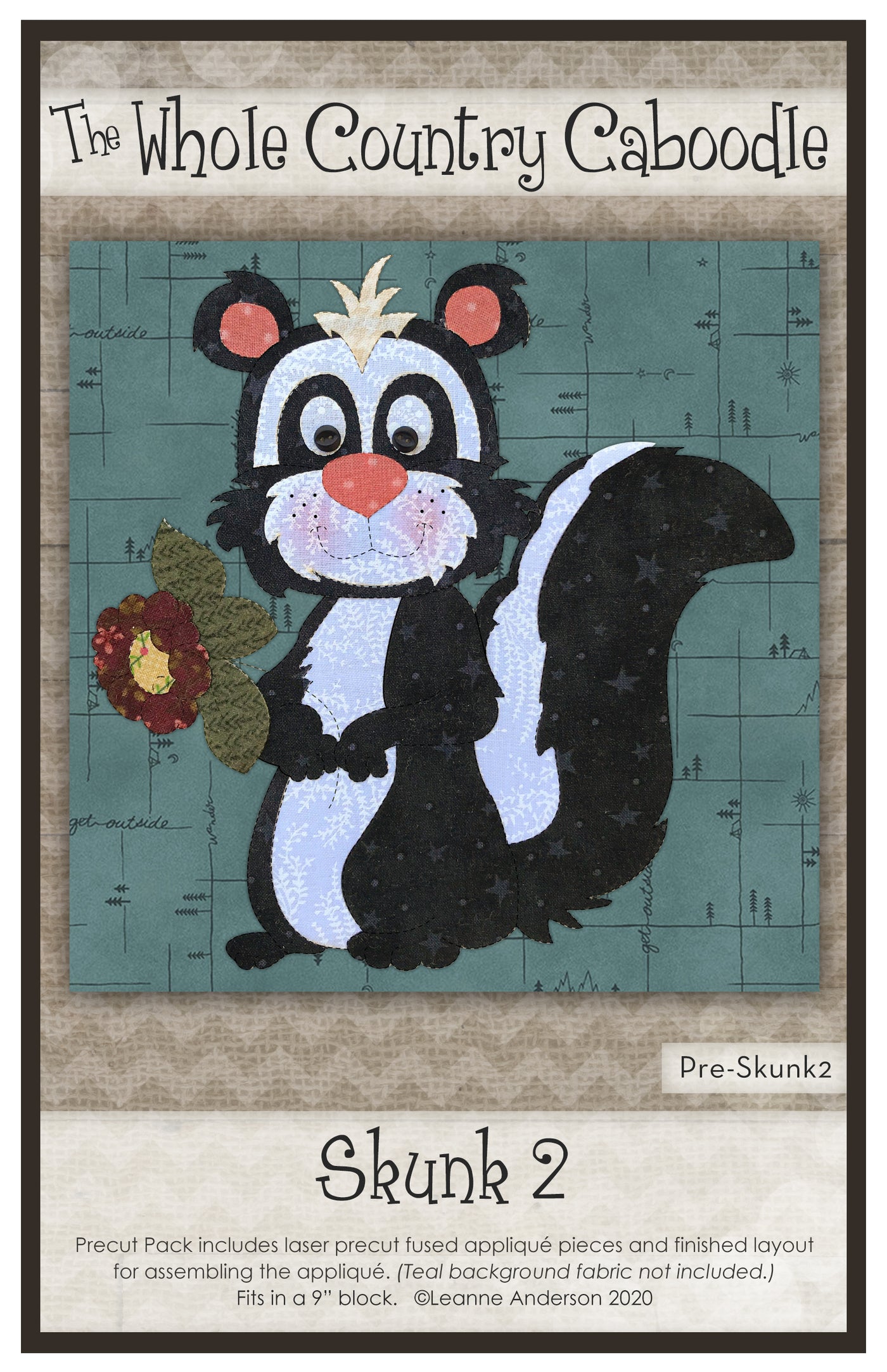 Skunk Applique