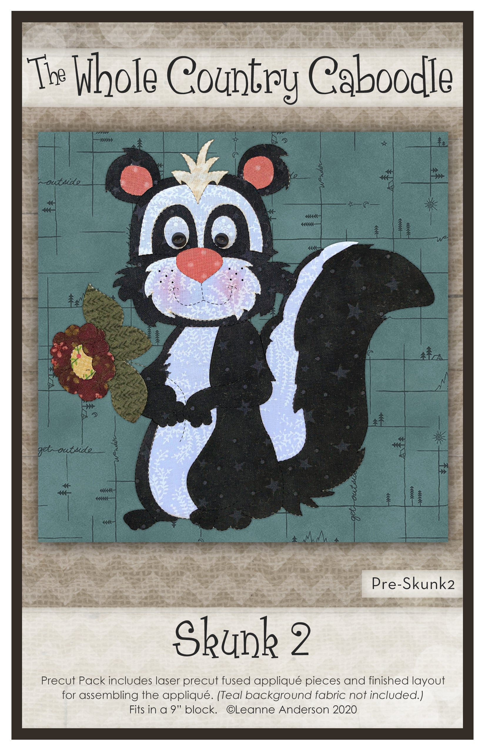 Skunk Applique