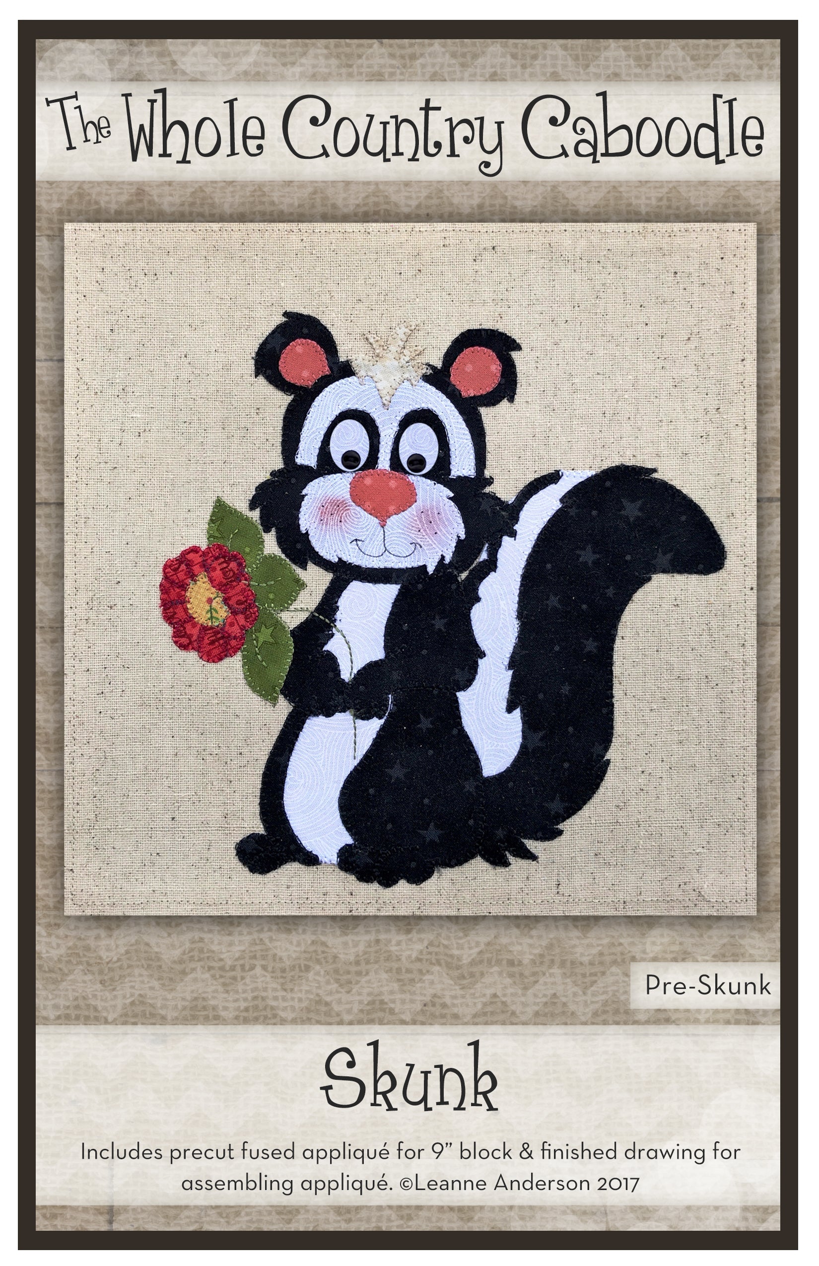 Skunk Applique