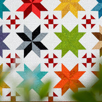 Small Dashing Stars Quilt Kit