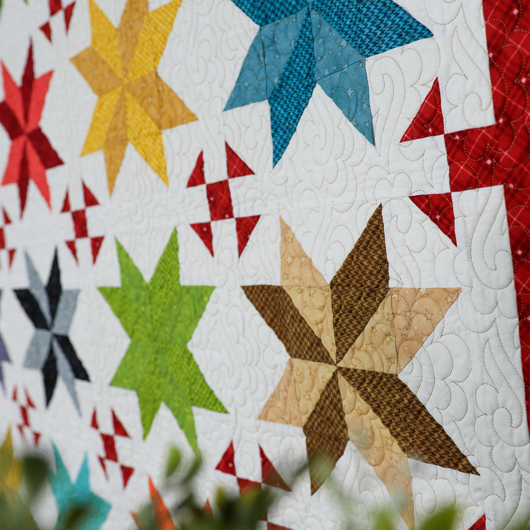 Small Dashing Stars Quilt Kit
