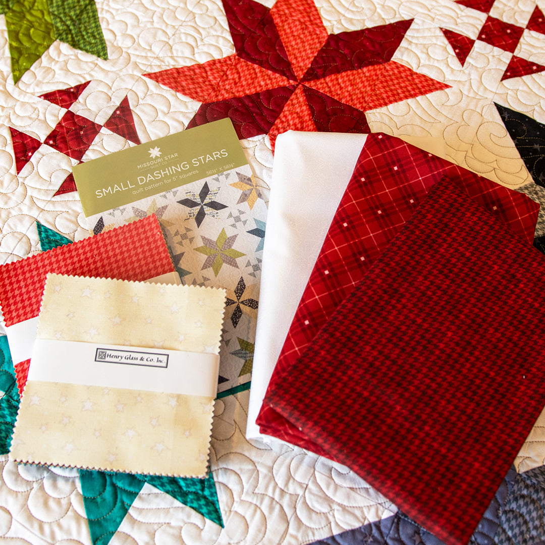 Small Dashing Stars Quilt Kit