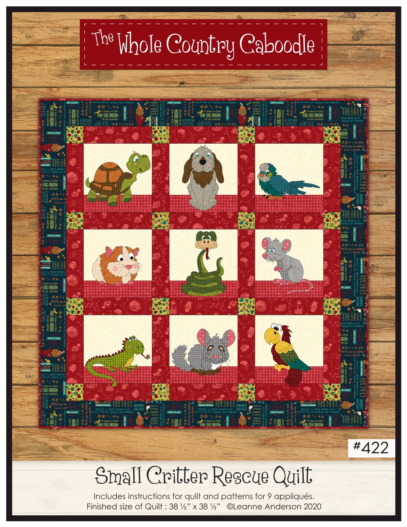 Small Critter Rescue Quilt Pattern