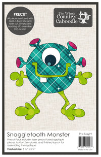 Snaggletooth Monster Applique
