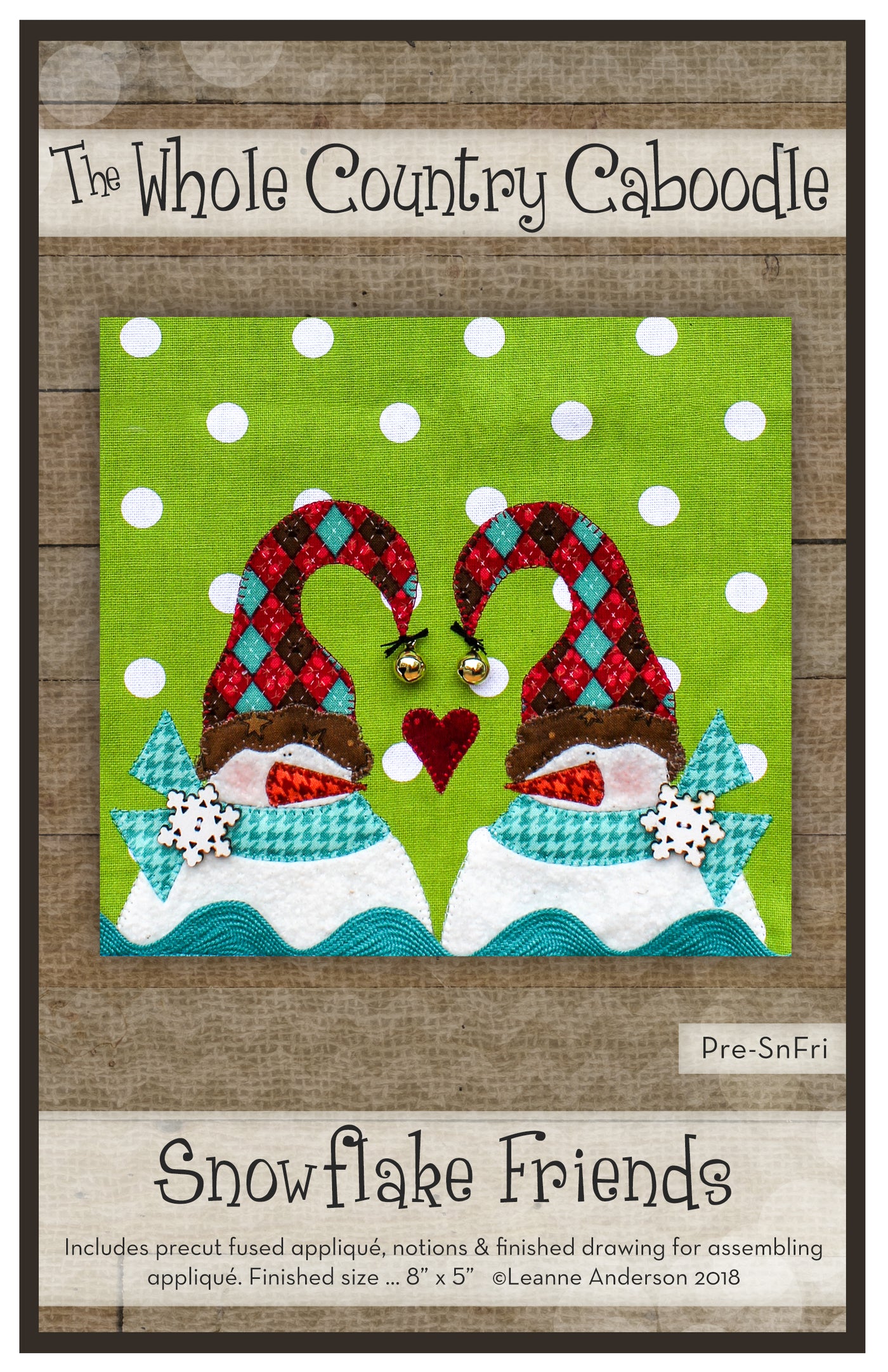 Snowflake Friends Applique