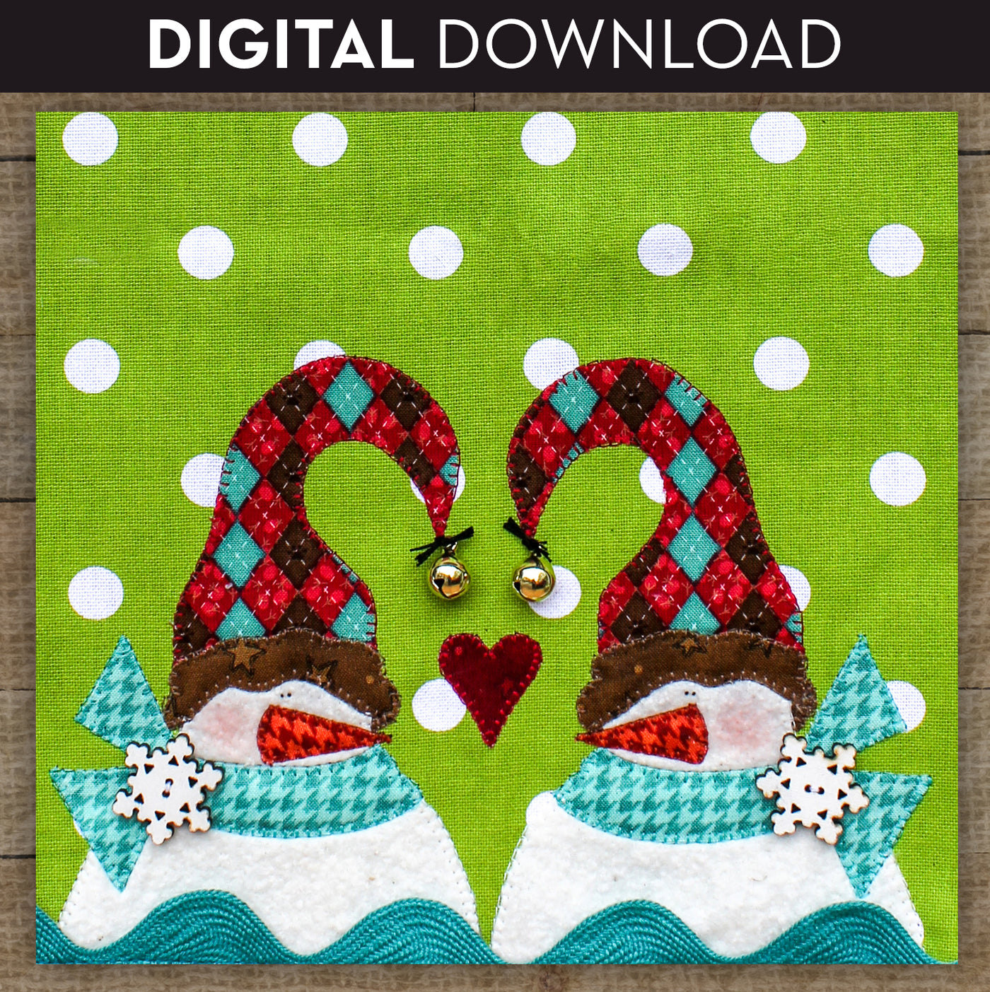 Snowflake Friends Applique
