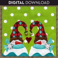 Snowflake Friends Applique