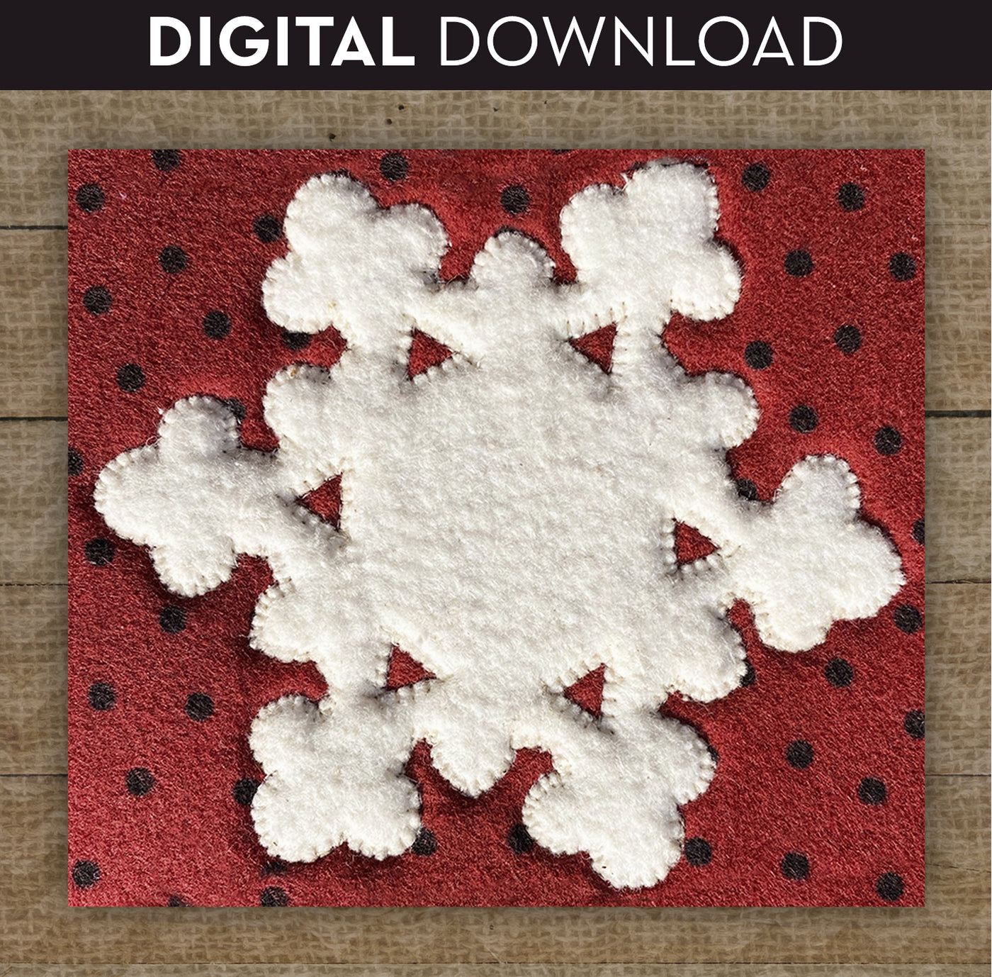 Snowflake Applique