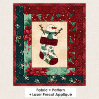 Snowman Stocking Stuffer Mini Quilt Kit