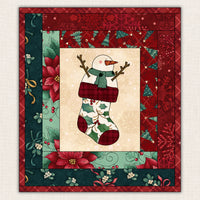 Snowman Stocking Stuffer Mini Quilt Pattern