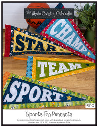 Sports Fan Pennants Pattern