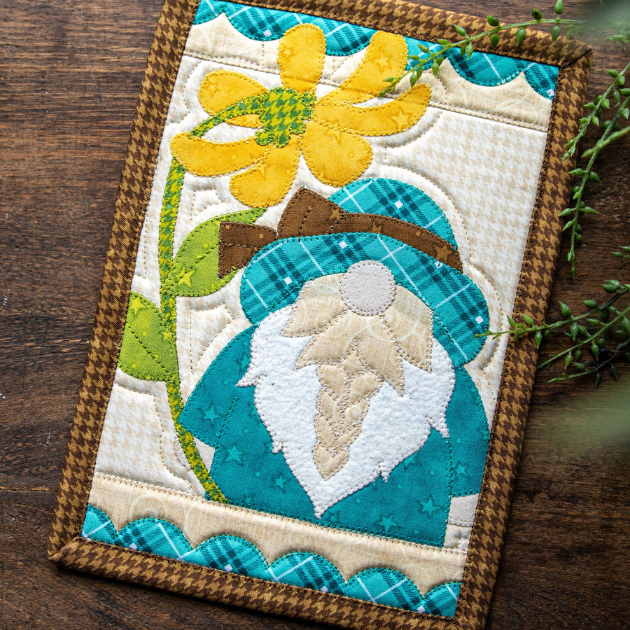 Spring Gnome Mug Rug Kit