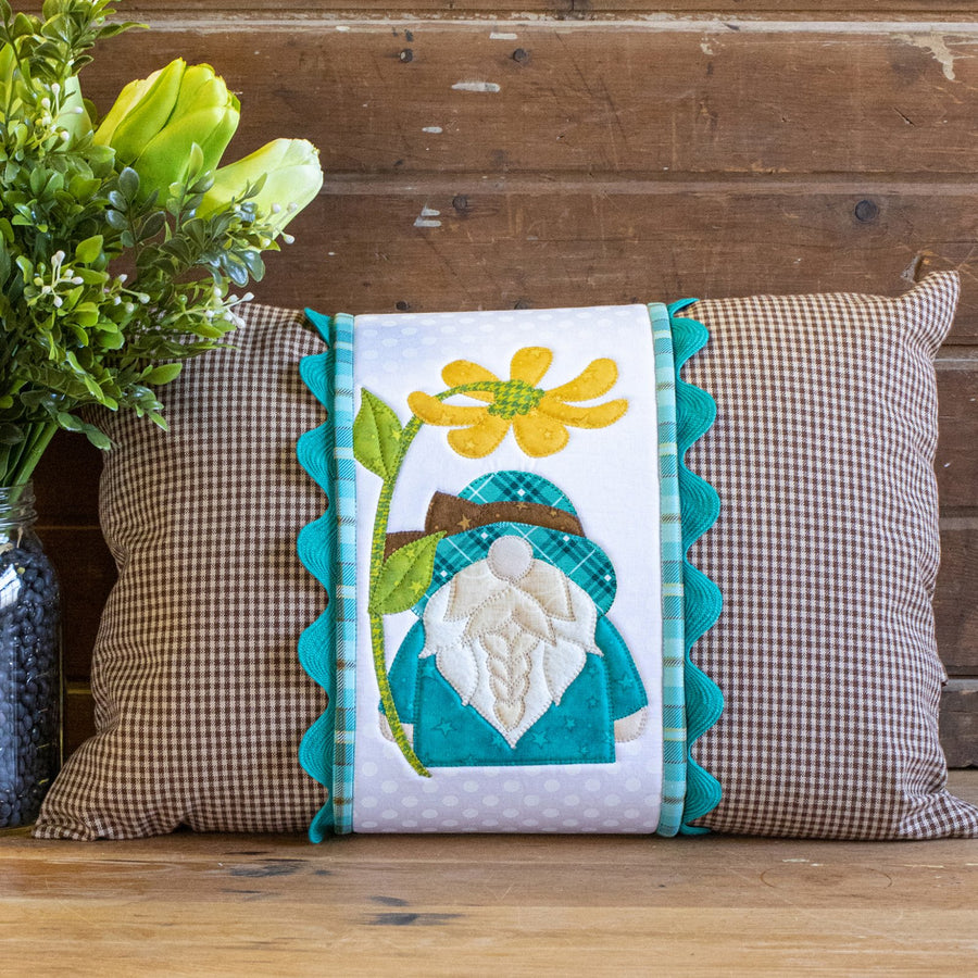 Spring Gnome Pillow Wrap & Cover Kit